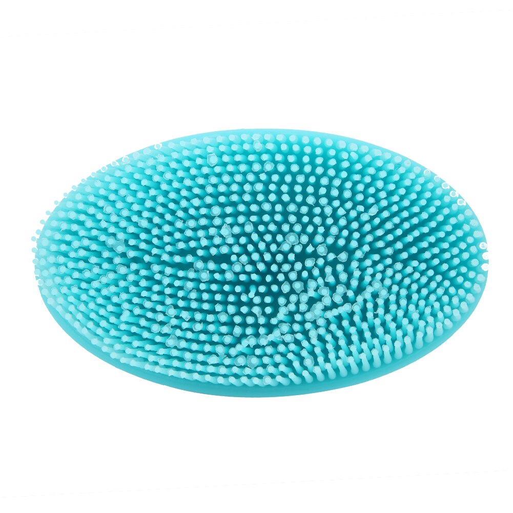 Siliconen babybadborstel zachte loofah bodyscrub exfoliërende badscrubborstel voor mannen vrouwen baby