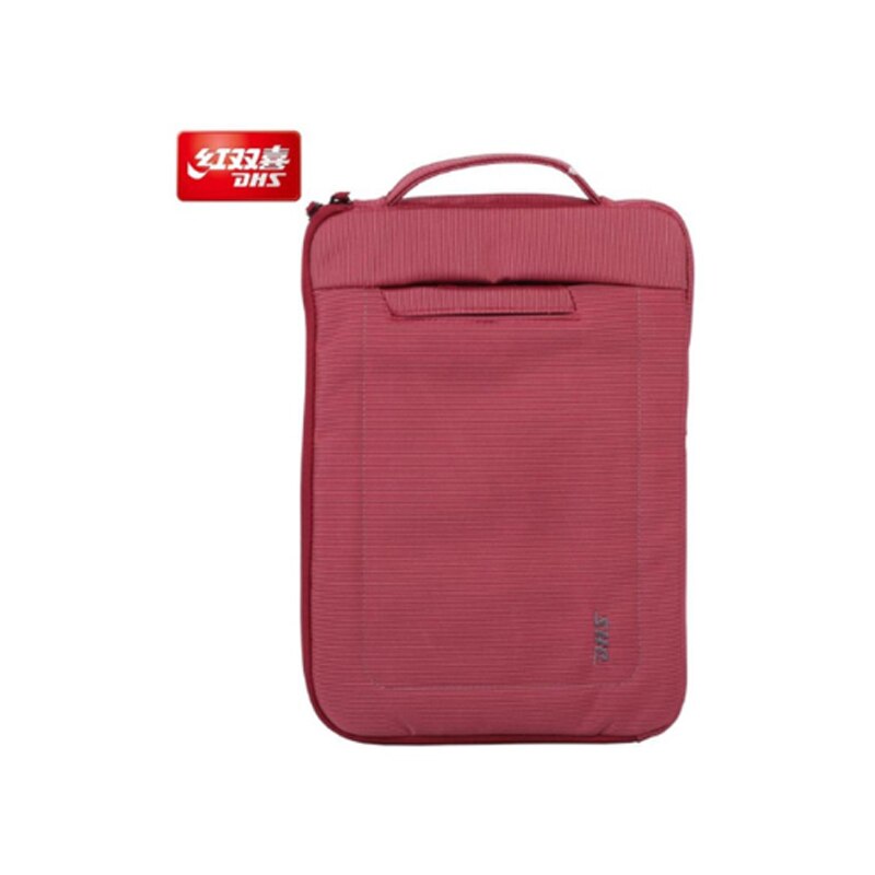 DHS Original RC401/402 Table Tennis Bag Ping Pong Case nylon Table tennis racquet handbag: Red