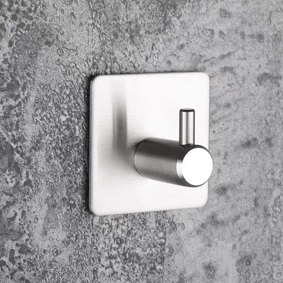 Rvs Kapstok Zware Roestvrij Opslag Hanger Kicthen Badkamer Accessoires Opknoping Haken Zelfklevende Rack