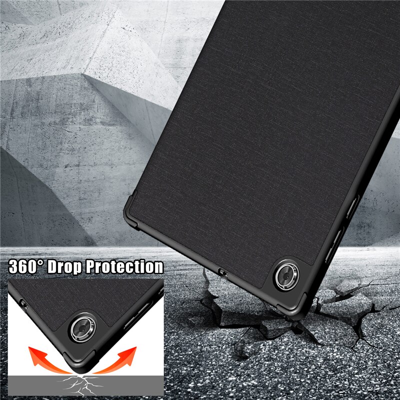 Case Voor Lenovo Smart Tab M10 Hd 2nd Gen TB-X306F TB-X306X Origami Staande Shell Case Met Multi Angle Magnetische Tpu back Cover