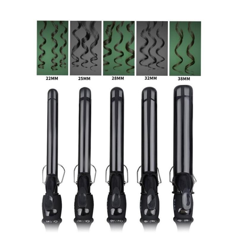 Lcd Temperatuur Aanpassing Hair Curler Professionele Krultangen Wand Wavers Beauty Styling Gereedschap