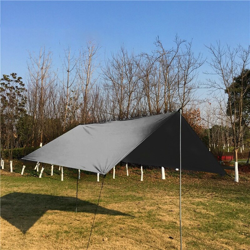 Camping telt presenning husly bærbar letvægts hængekøje betræk solskærm med bærepose til udendørs camping rejser