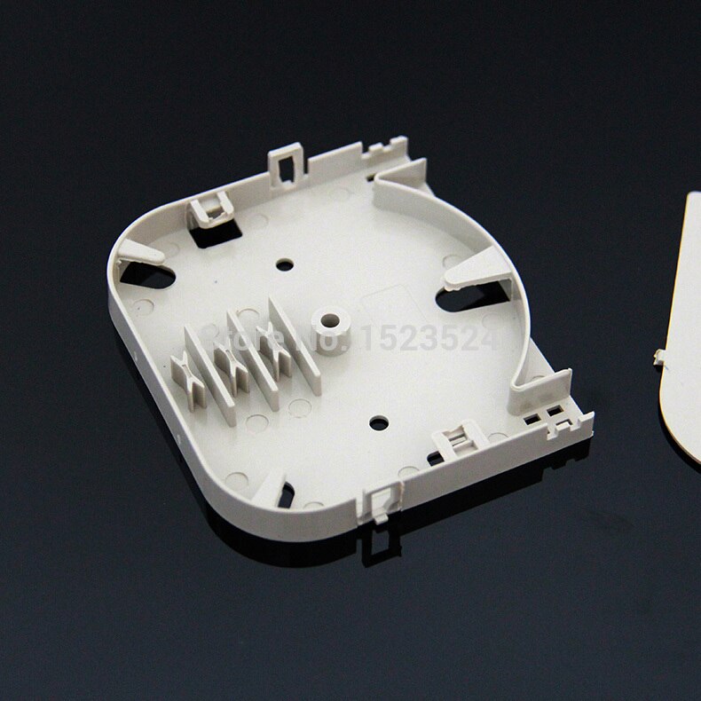 20pcs/lot 4 Core ABS Plastic Plate Terminal Box Plate Fiber Optic Splice Tray Fiber Optic 4 Port Fiber Optic Splicing Tray