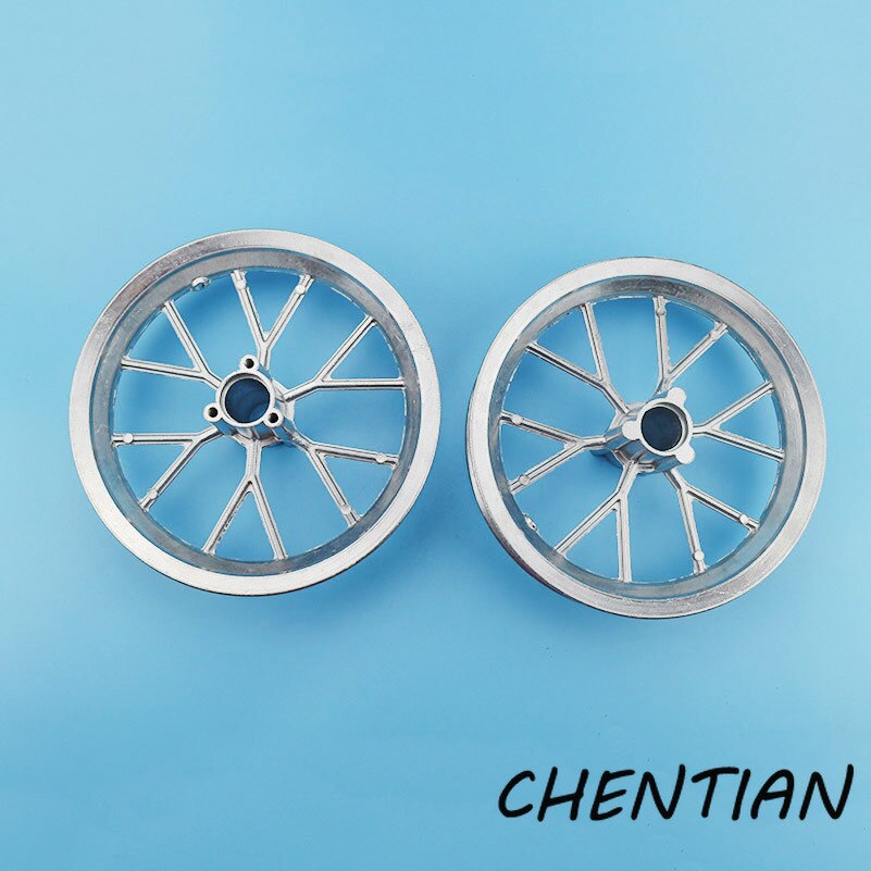 2pcs Aluminum Dirt Bike 12 1/2 x 2.75 Tire Tube Rim Wheels Front & Rear Accessory Replacement for 49cc Mini Moto Motorbikes