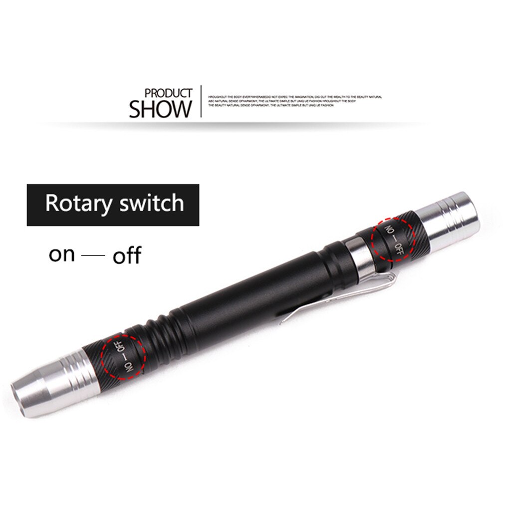 Pen Light Mini Portable Led Flashlight Ultra Violet Xpe Led Flashlight Purple Inspection 2 X Aaa Lamp For Camping Hiking Out#30