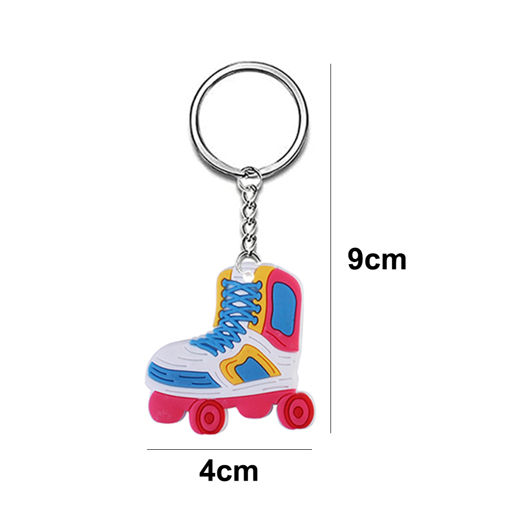 12Pcs Music Party Favors Silicone Music Keychain Musical Note Keychain Roll Themed Keychains 80s 90s Music Themed Party Supplies