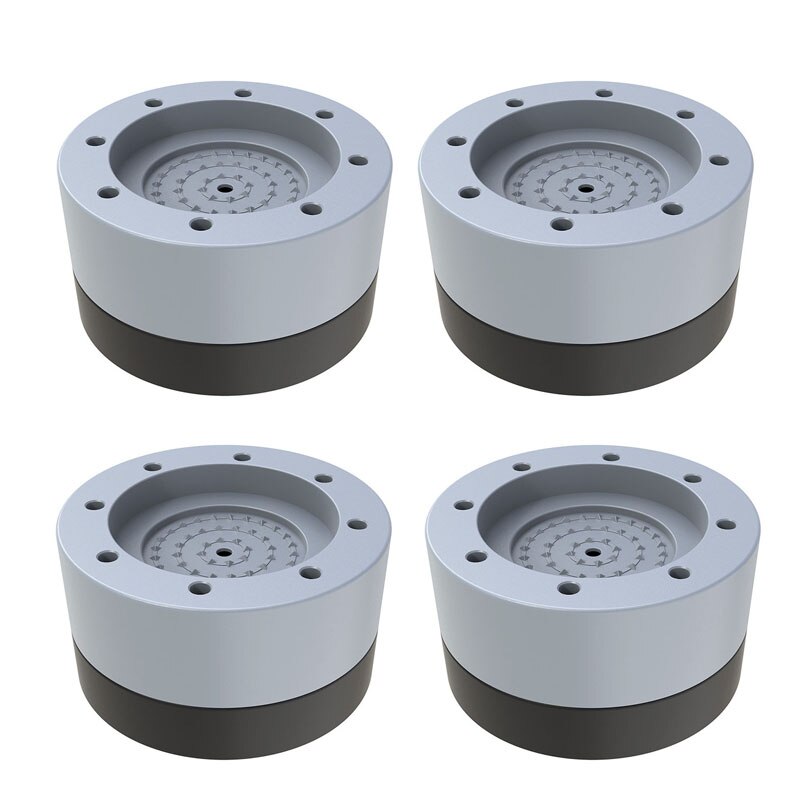 Anti Slip Washing Machine Pads Anti-vibration Pads for Refrigerator Anti Noise Washing Machine Desk Feet Bathroom Accessories: 4pcs