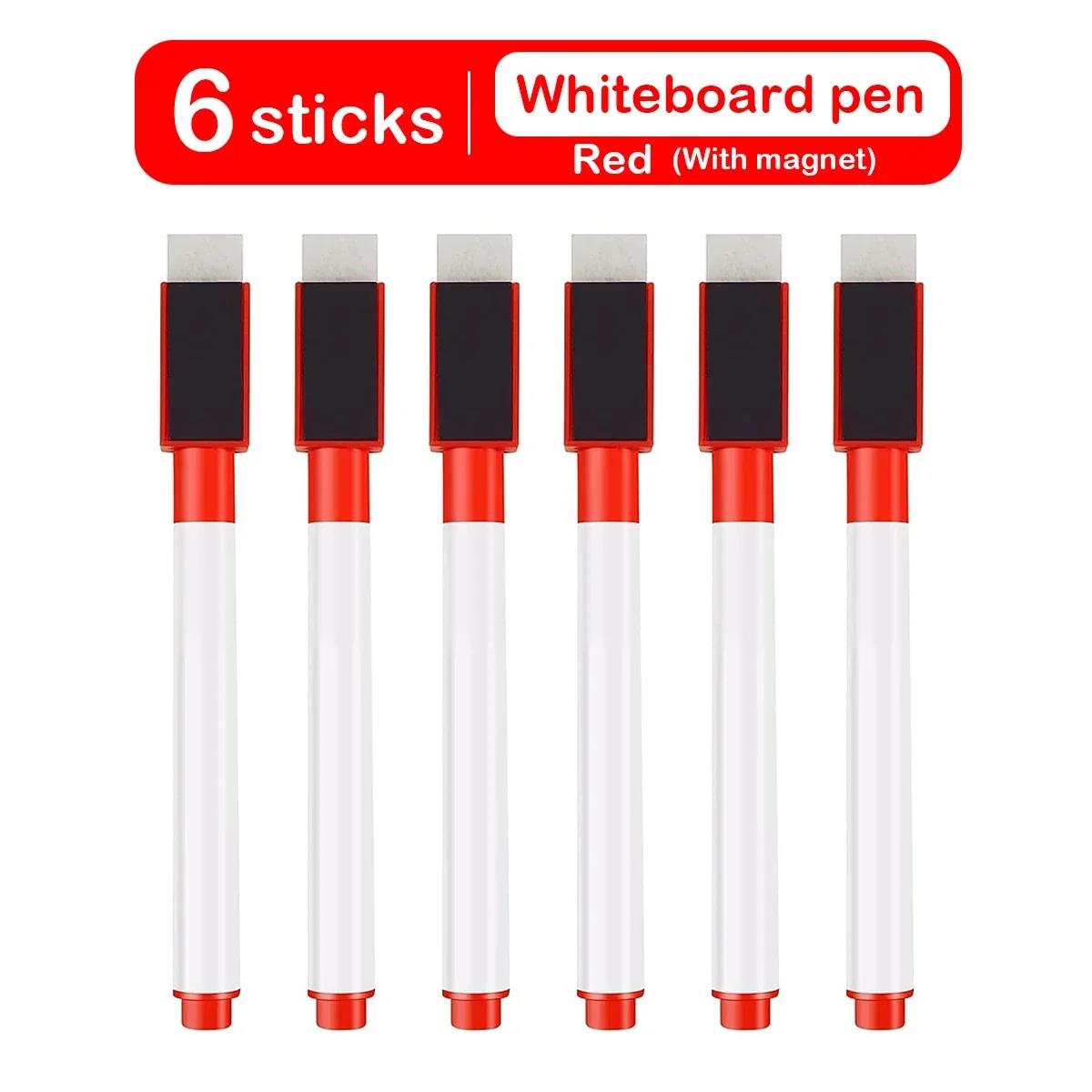 8 kleuren magnetische uitwisbare whiteboardstift, kleuropties, nummering, schrijfwaren, schoolbenodigdheden voor het schoolbord, notities voor leerlingen: Legergroen