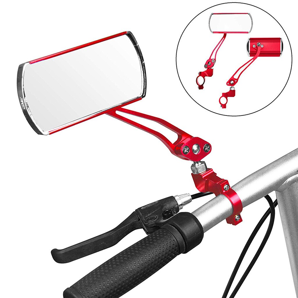 2 pcs Bike Classic Rear View Mirror Bicycle Flexible Safety Handlebar Rear-view Biking Parts Aluminum Cycling z2