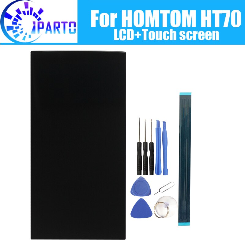 6.0 pouces HOMTOM HT70 écran LCD + écran tactile 100% Original testé LCD numériseur panneau de verre remplacement pour HOMTOM HT70