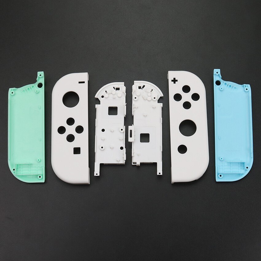 JCD 1Set Plastic Hard Shell For Nintend Switch Joy-Con Controller for NS NX Joy Con White Blue Green Housing Shell Case Cover: 008