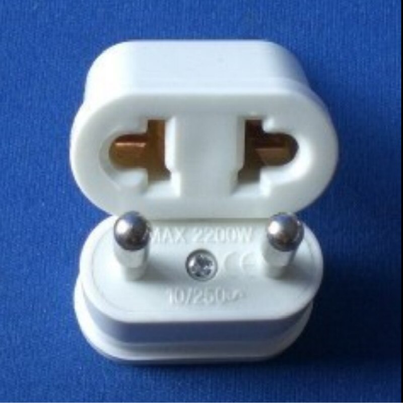 1Pcs Ons (Usa) Naar Eu (Europa) travel Power Plug Adapter Voor Vs Converter Wit Charger Outlet