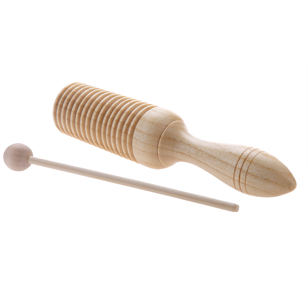 De Madera de cuervo sirena Ailanthus chico niños Juguete Musical instrumento de percusión