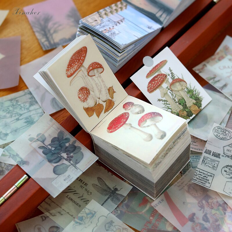 Manor-cuadro de nubes Mini, Material de papel, diario de basura, planificador, manualidades, papel recortes, Vintage, decorativo, bricolaje, álbum de fotos