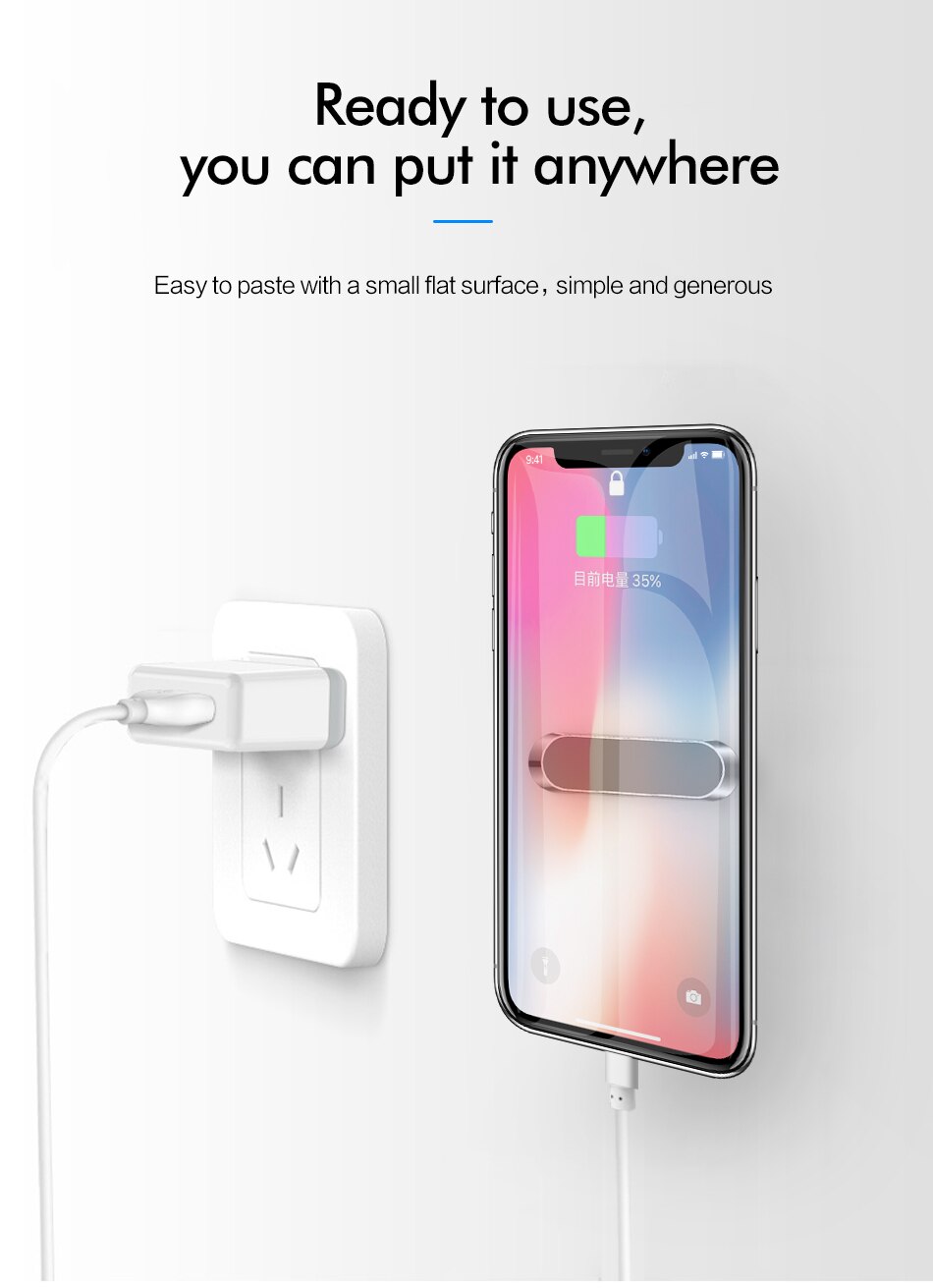 Magnetische autotelefoonhouder dashboard mini stripvorm standaard voor iphone samsung xiaomi metalen magneet gps autohouder voor muur