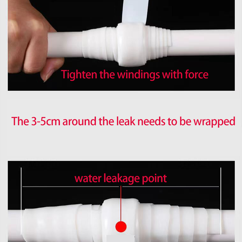 Nastro impermeabile autoadesivo nero Cinta impermeabile Sellante Nastro sigillante impermeabile per riparazione con arresto d'acqua