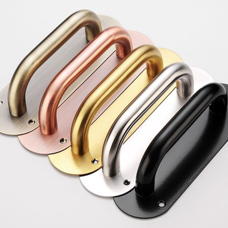 Roestvrij stalen deuren Hardware Handvat Schuifschuur Meubelkast Lade Keukengrepen Trek en duw