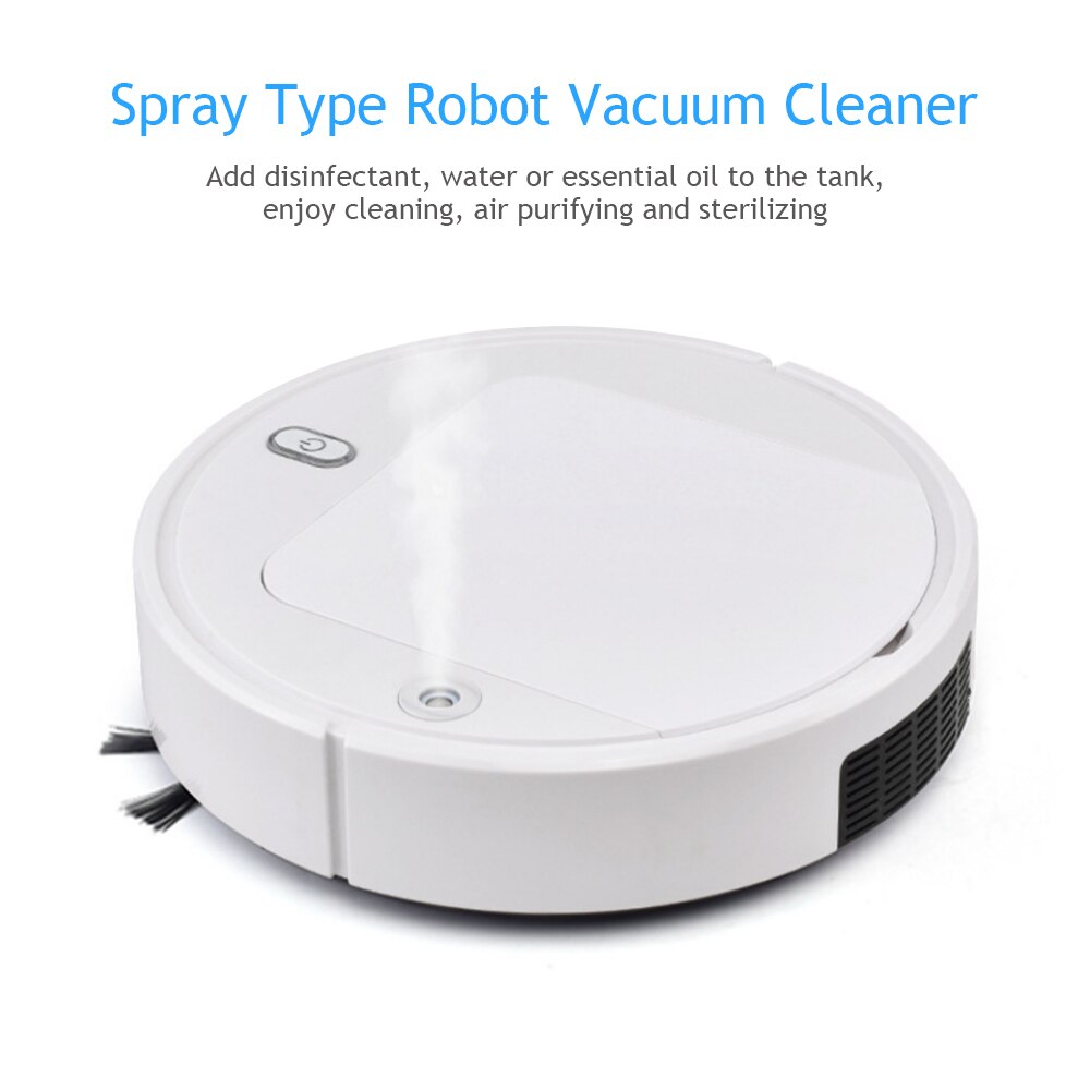 Robot Vacuum Cleaner UV Light Automatic Cleaning Anti Sensor Anti-crash Rechargeable Sweeping Robots for Carpet Hardfloor