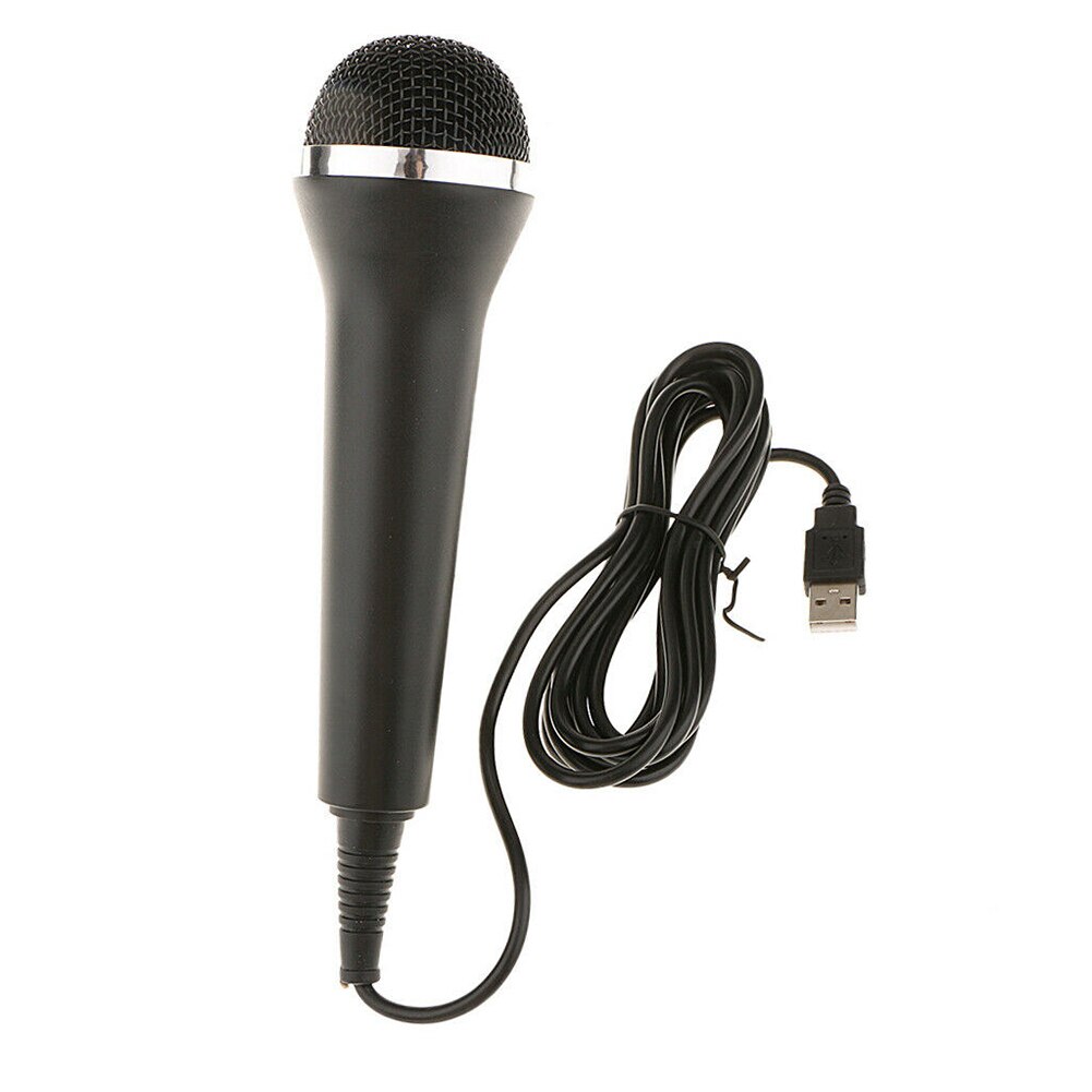 Universal USB Wired Microphone Karaoke Mic for Nintendo Switch Wii PS4 Xbox PC Chatting Gaming Podcast Recording