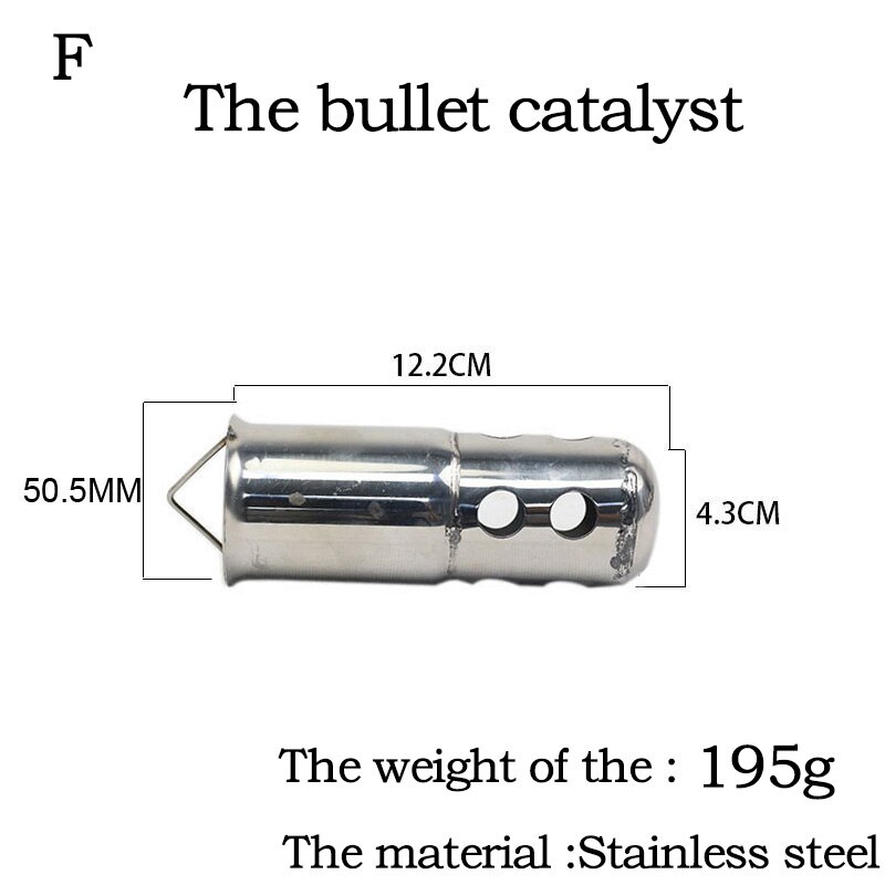 For 51mm 60mm Inlet Exhaust Muffler DB Killer Removable Silencer Baffle Reduce Noise Sound Eliminator Universal: F