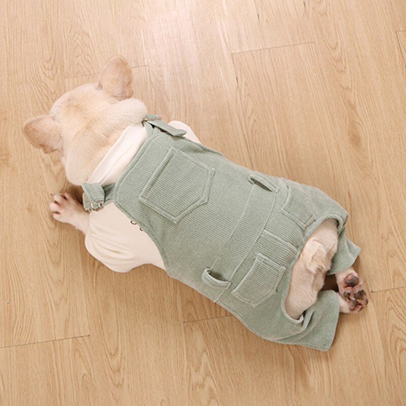 Winter Hund Overall Französisch Bulldogge Kleidung für Hunde Winter Kleidung Einstellbare Haustier Hund Kleidung Haustier Pyjama Gesamt für Hunde