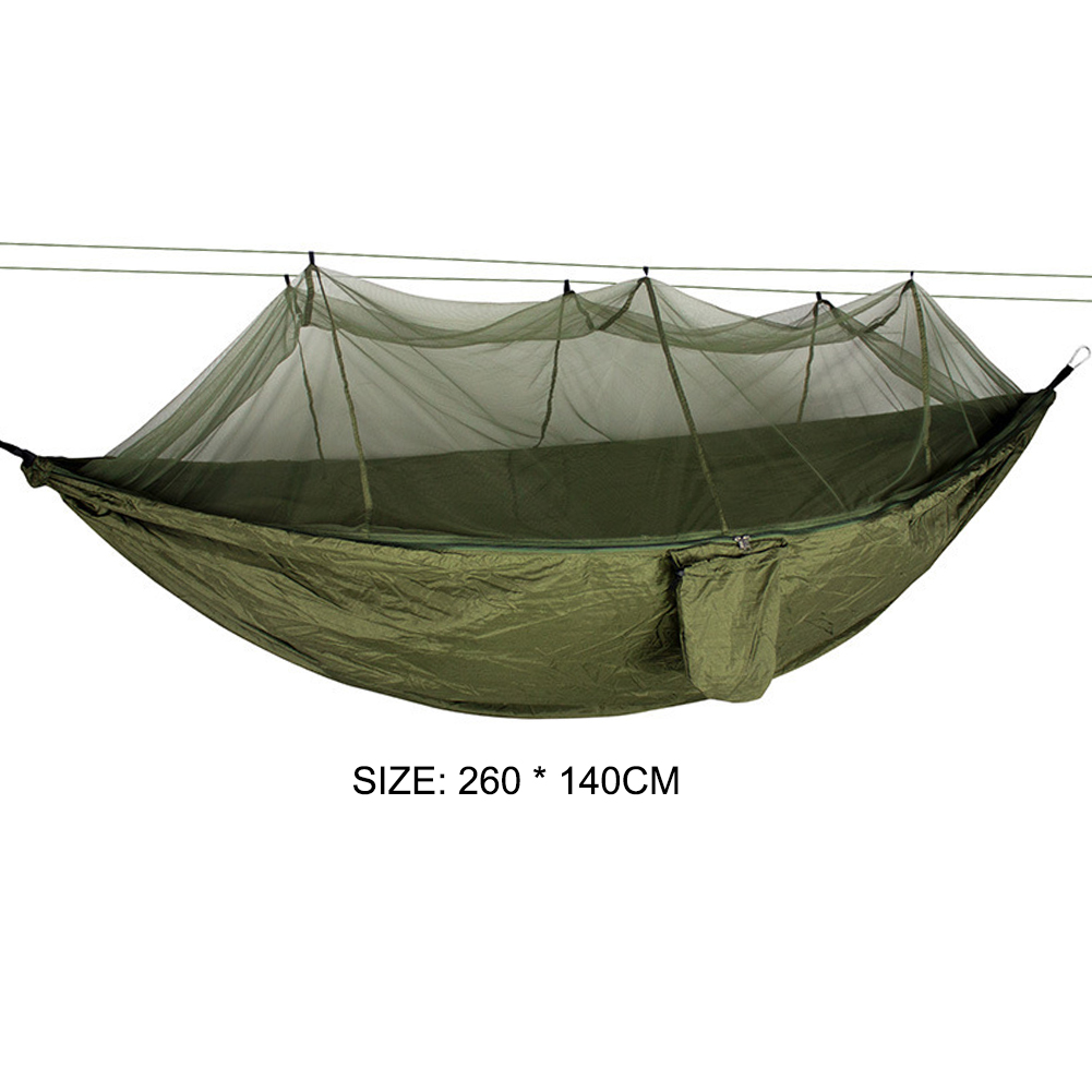 Portable Camping Hammock Tent Awning Rain Fly Tarp Swing Bed Waterproof Mosquito Net Hammock Canopy 210T Nylon Hammocks