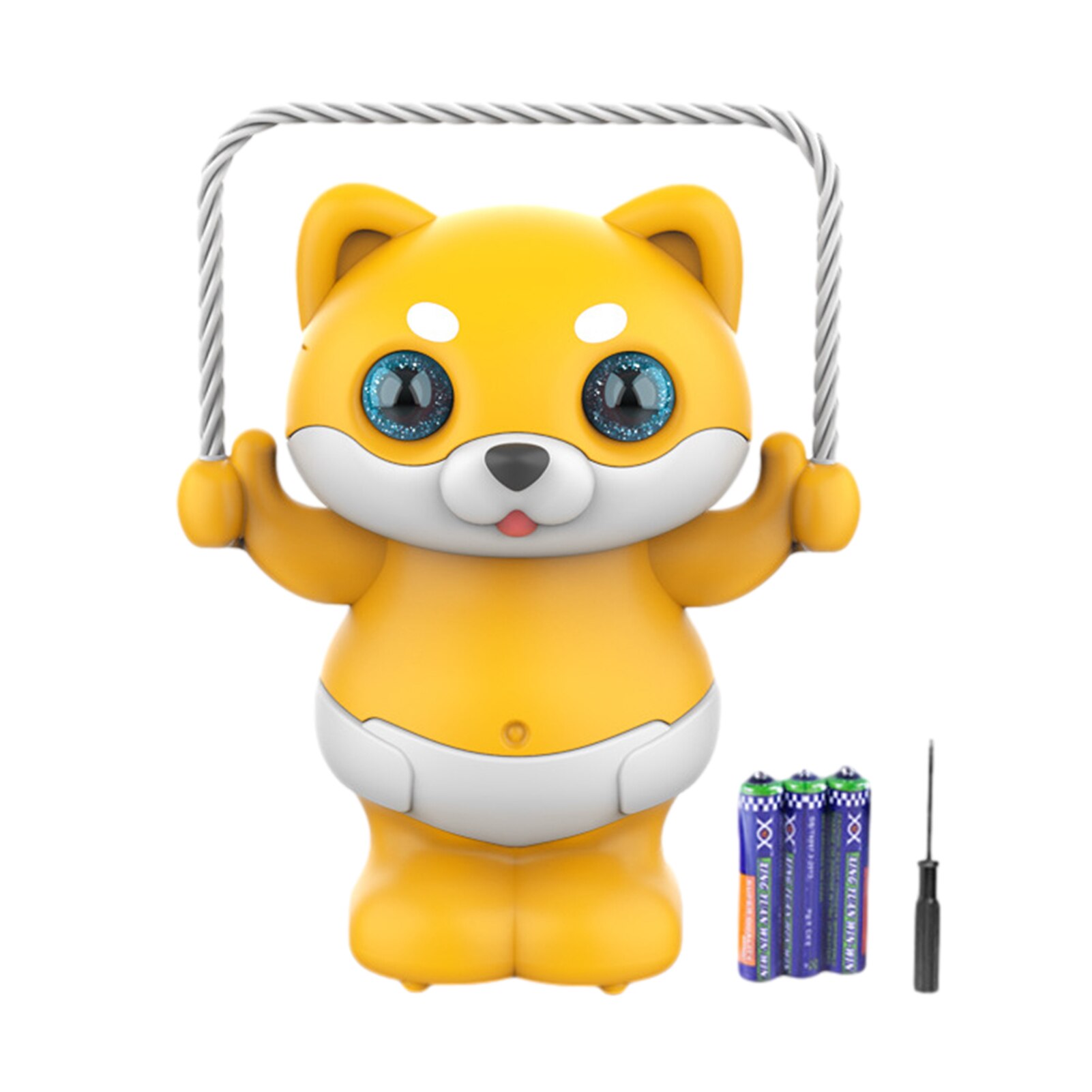 Cute Musical Skipping Rope Animal Toy With Lights And Sounds educational Voice Control Light Music For Kids Children: dog with screwdriver