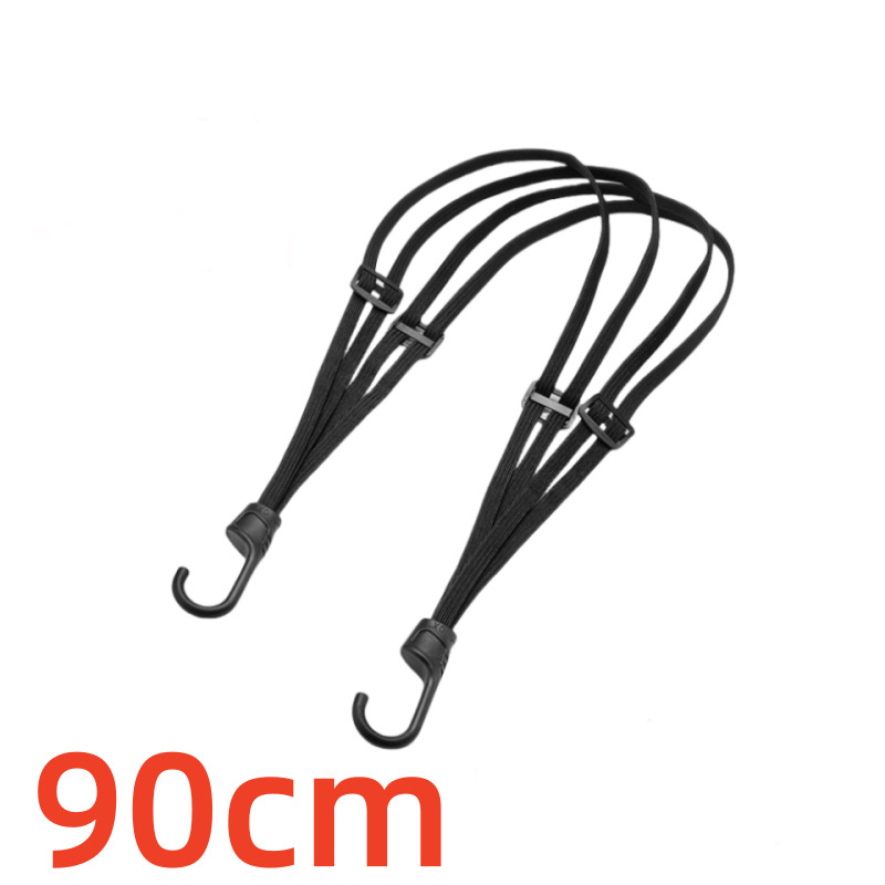 Sangle de bagage pour moto, 60cm, sangles fixes pour casque, corde à boucle élastique rétractable universelle, filet de bagage Durable pour casque de moto: Clair
