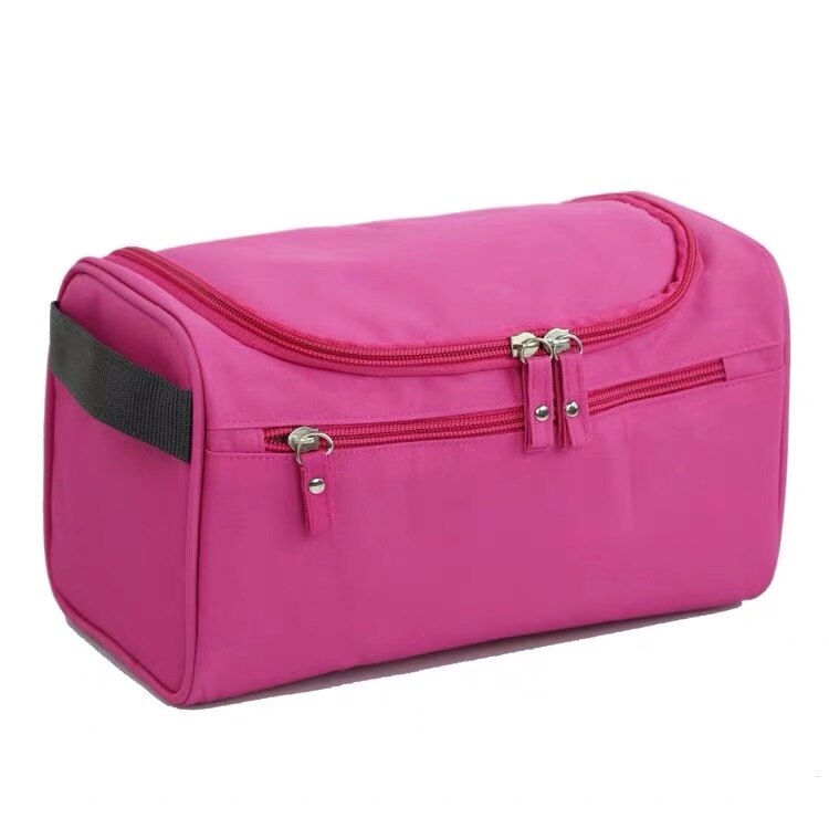 Bolsa de lavado con gancho para hombre y mujer, bolsa de lavado portátil para exteriores, bolsa de viaje, bolsa de cosméticos: red