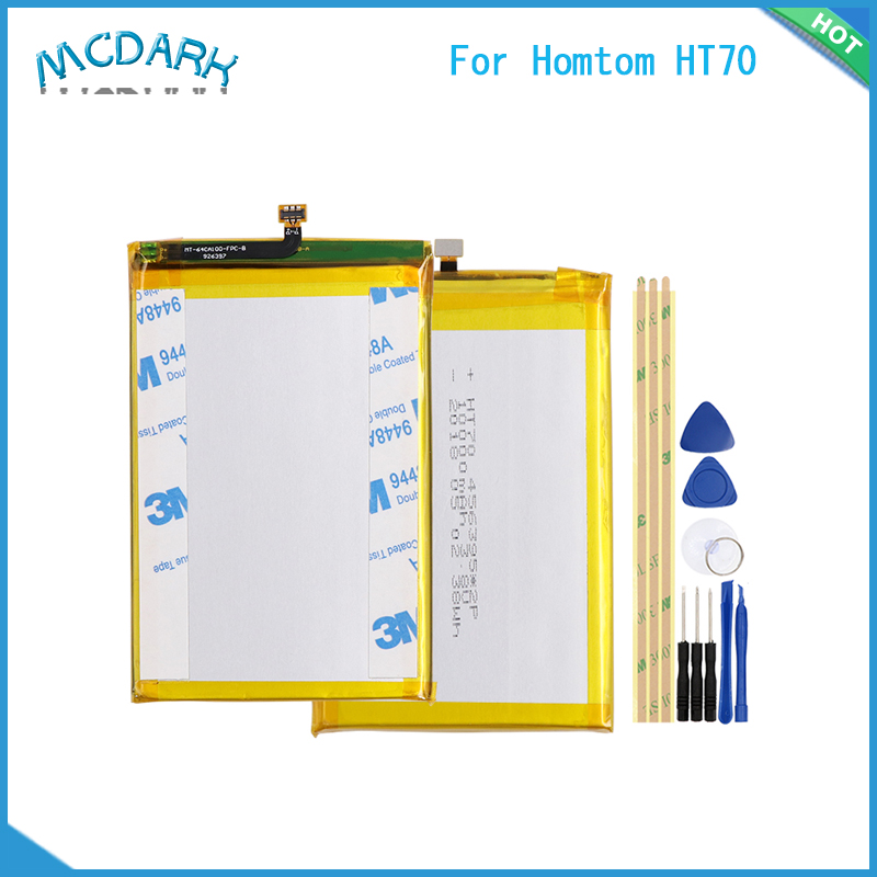 Mcdark 10000mAh Für Homtom HT70 Batterie Höhe kapazität Ersatz Sicherung Batterie Mit Werkzeug Für Homtom HT70 Smartphone