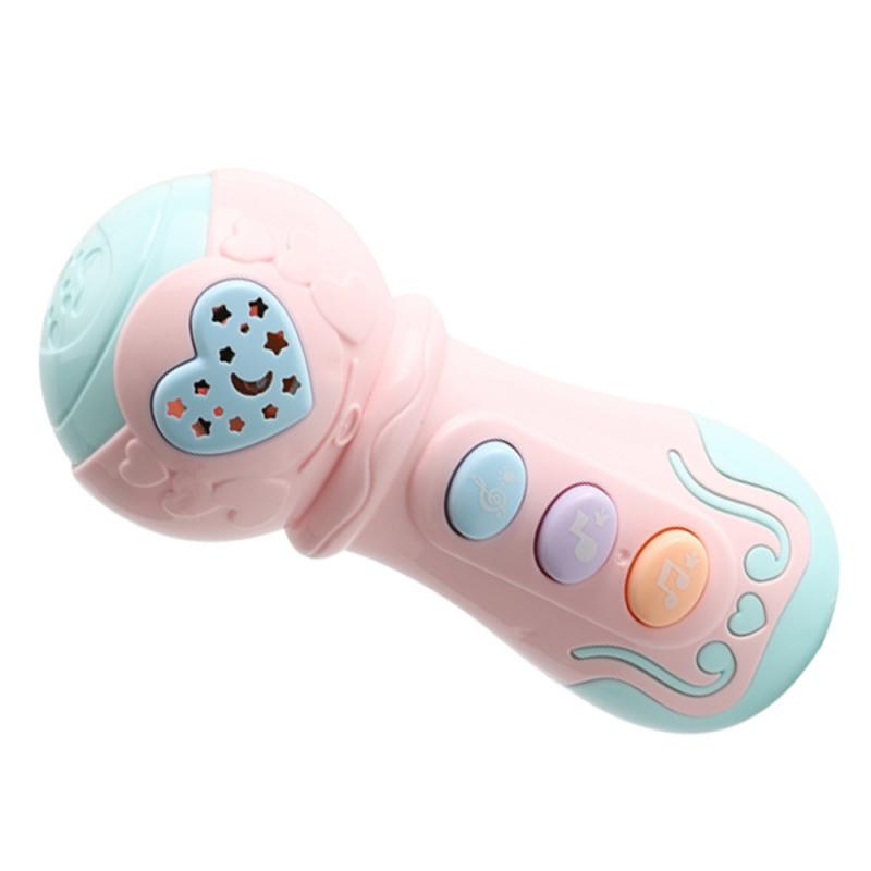 0-3 Jaar Oude Kinderen Muziek Beat Drum Machine Licht Projectie Puzzel Vroege Onderwijs Wijsheid Bell Muziek Verlichting speelgoed: 04