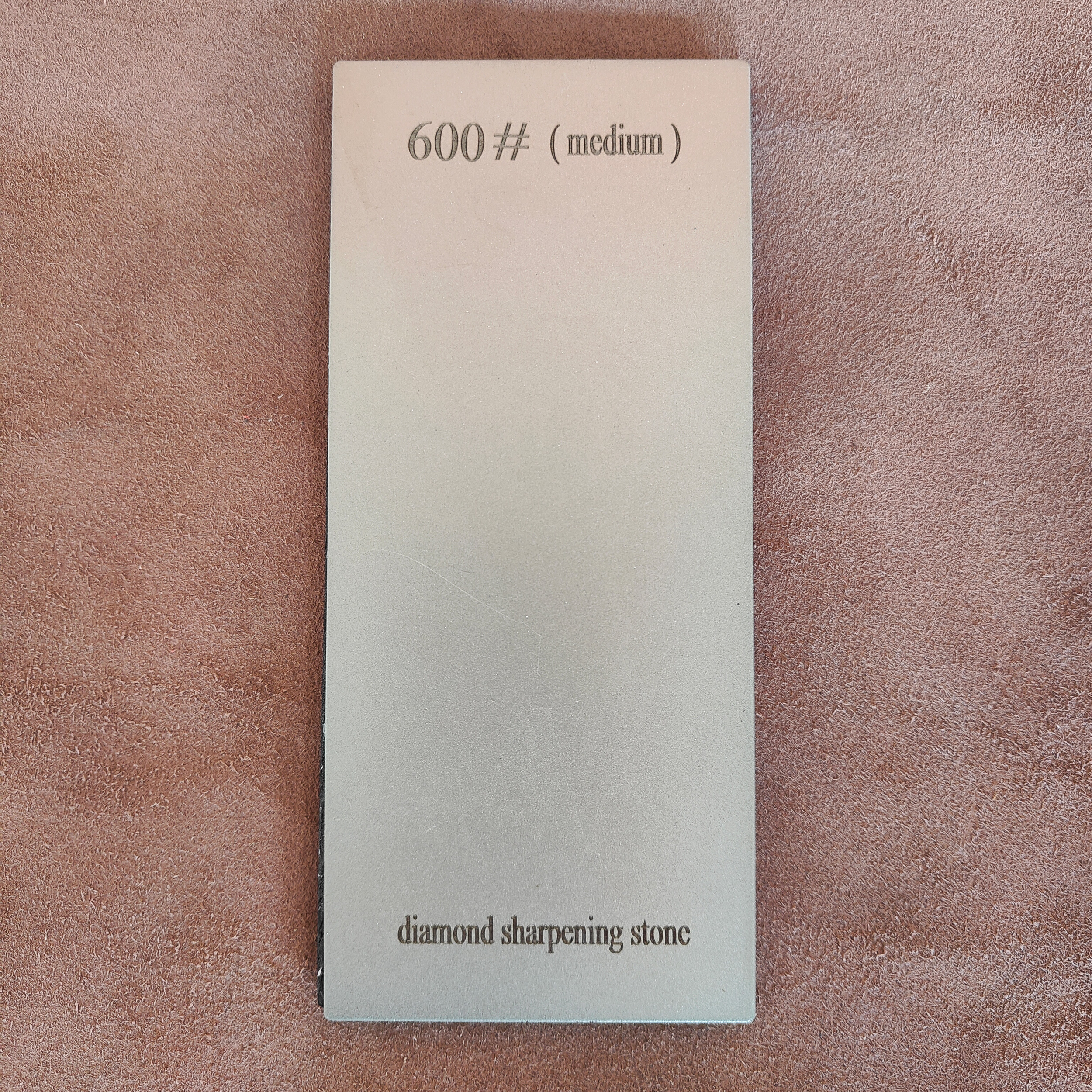 170 x 75 mm Diamant-Schleifstein Ruixin Pro Messerschärfer Schleifstein Ölstein mit rutschfester Basis: Blau