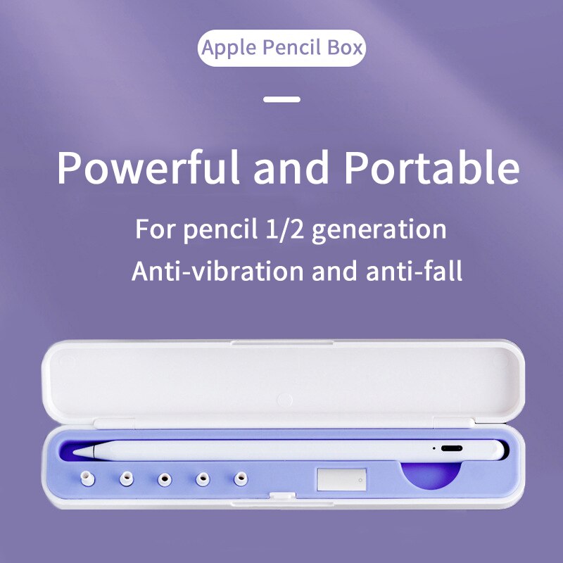 Scatola portamatite portatile per Apple Pencil 1 custodia da 2 generazione per Ipad accessori per matite custodia protettiva custodia rigida in silice