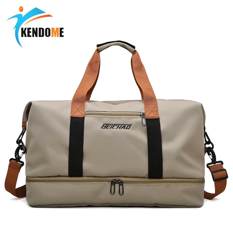 Vrouwen Sport Sporttas Mannen Grote Fitness Handtas Waterdichte Training Reistas Licht Gewicht Schoudertas Sac De Sport 3 kleuren