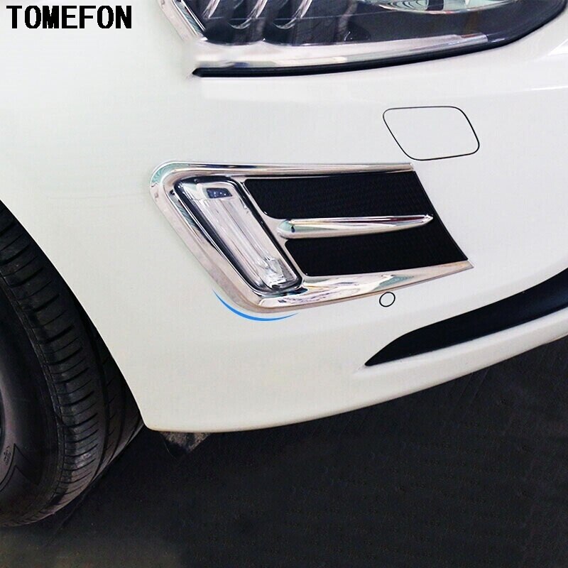 Tomefon för volvo  xc60 abs krom främre bak dimljus täckram ram trim exteriör styling tillbehör