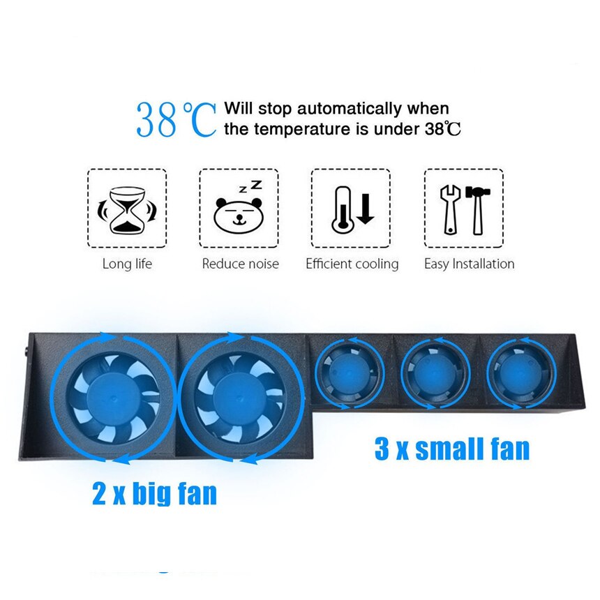 Video Game Usb Cooling Fan Base Voor PS4 Consoles Accessoires Externe Turbo Temperatuurregeling Voor Playstation 4 Normale PS4