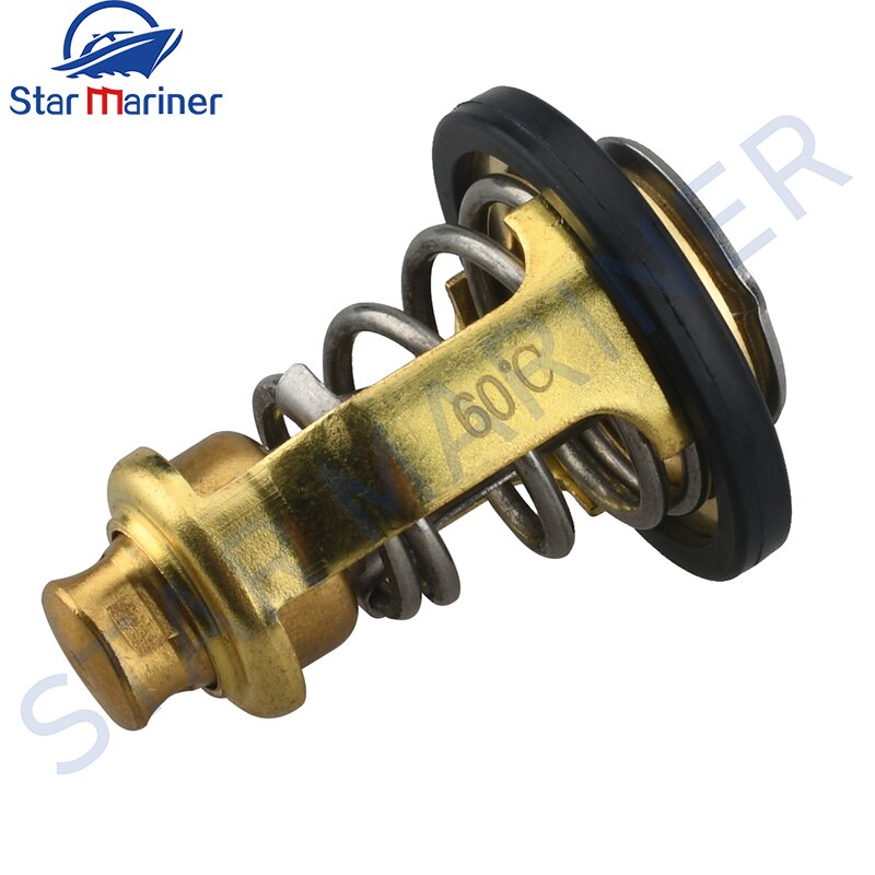 Termostat 60 stopni 67F-12411-01 dla silnika zaburtowego Yamaha F75 F80 F90 F150 VF250 części silnika łodzi maszyna 67F-12411 60 °
