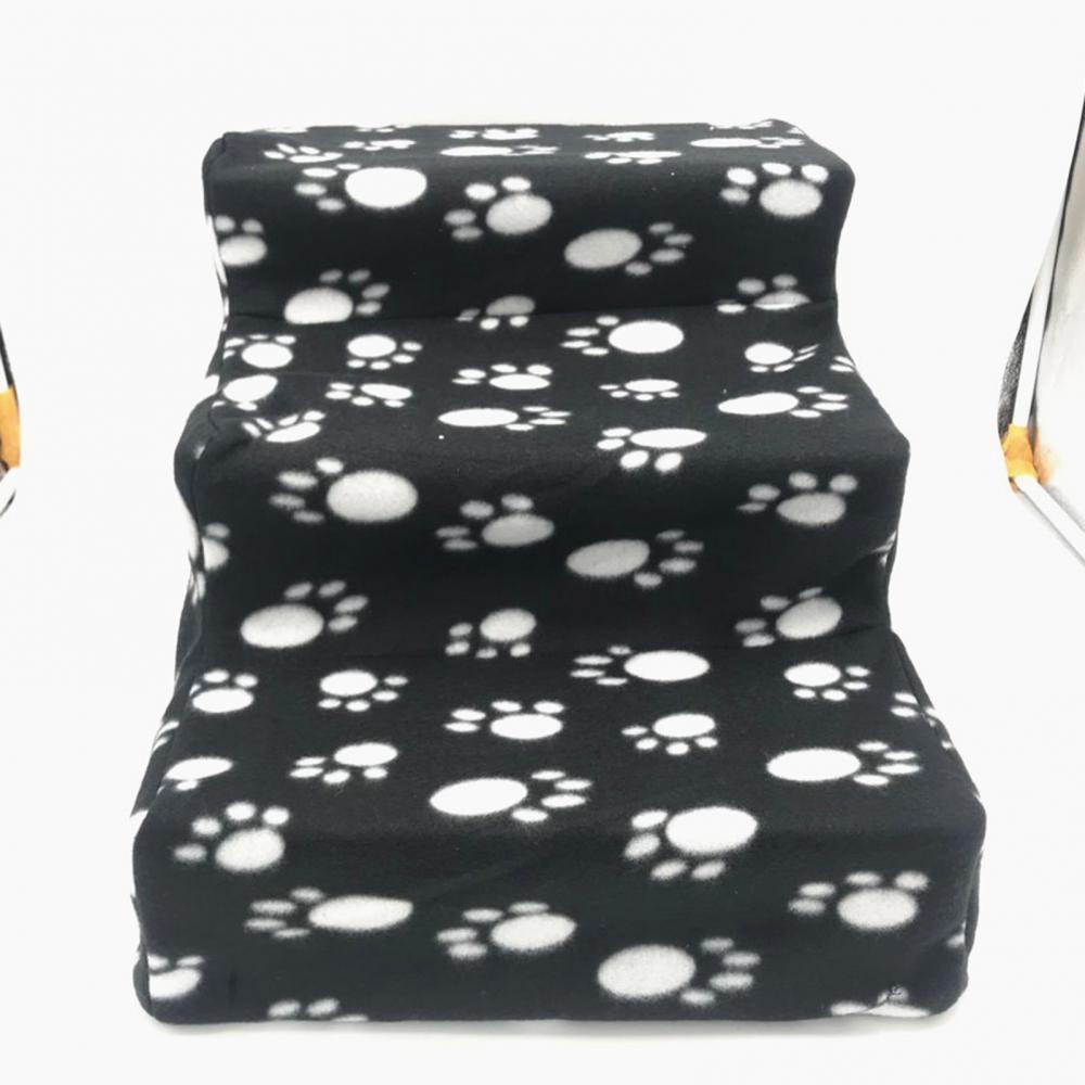 Anti-slip Climbing Pet 3 Steps Plush Cloth Stairs for Dog Cats Removable Dogs Bed Stairs Dog Stairs Ladder Products