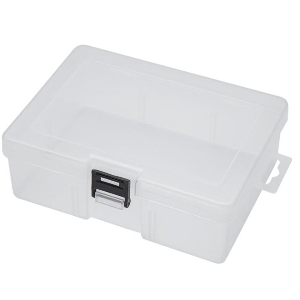 Multipurpose Empty Utility Box Plastic Polypropylene Pencil Box With Lid Snap Closure Transparent Storage Pencils Pens Organizer