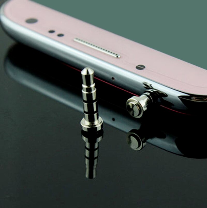 2PCS Dustproof Plug Klick Quick Button For Android Smart Cell Phone 3.5mm Jack