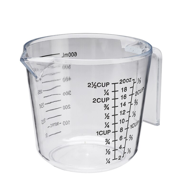 150/300/600ml Clear Measuring Cup Food Grade Material Water Milk Egg Yolk Container Measuring Cup Tools Measurement Kitchen