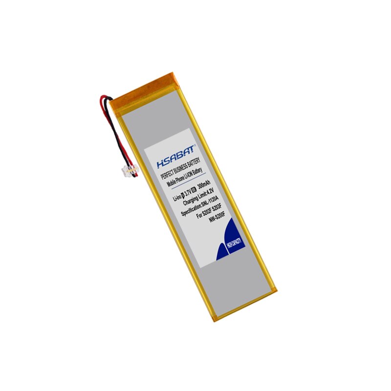 [ HSABAT ] 300mAh Replacement Battery for Sony Walkmen NW-S200F S202F S203F S204F S205F MP3