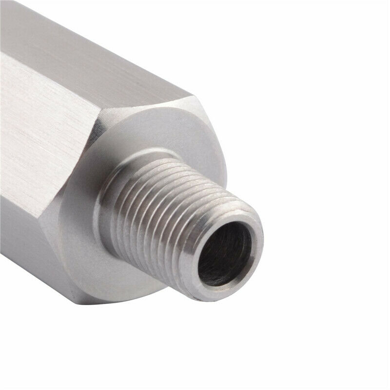 1/8'' Bspt Oil Pressure Sensor To Two 1/8" Npt Adapter Turbo Supply Feed Line Ga