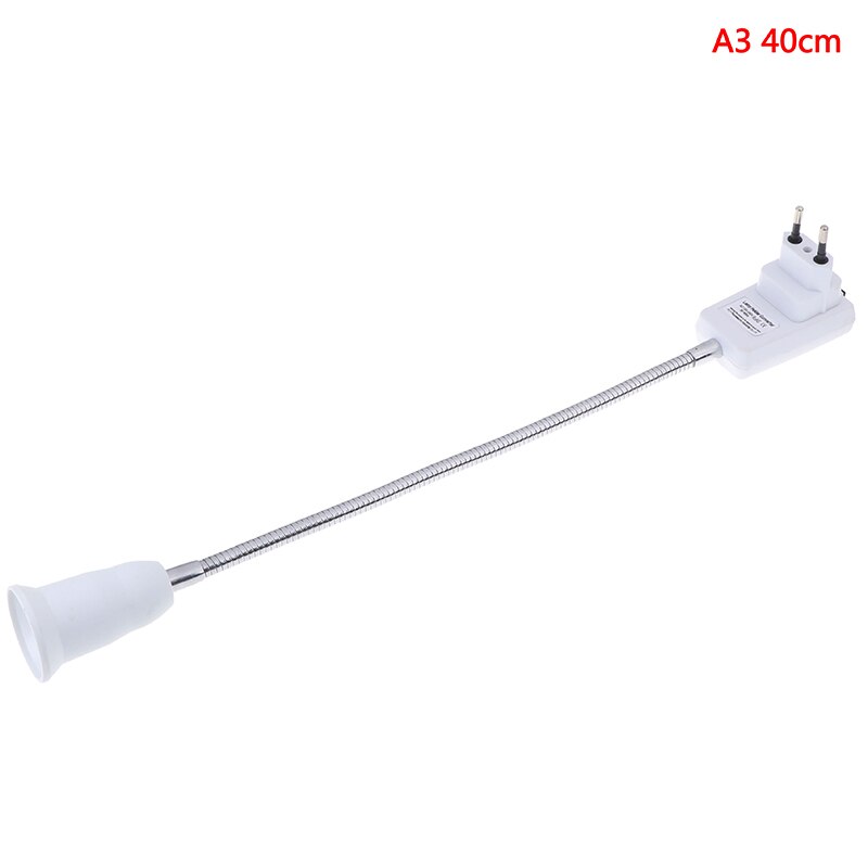 E27 Table Light Bulb Lamp Holder Socket + Switch Adapter Converter EU Plug