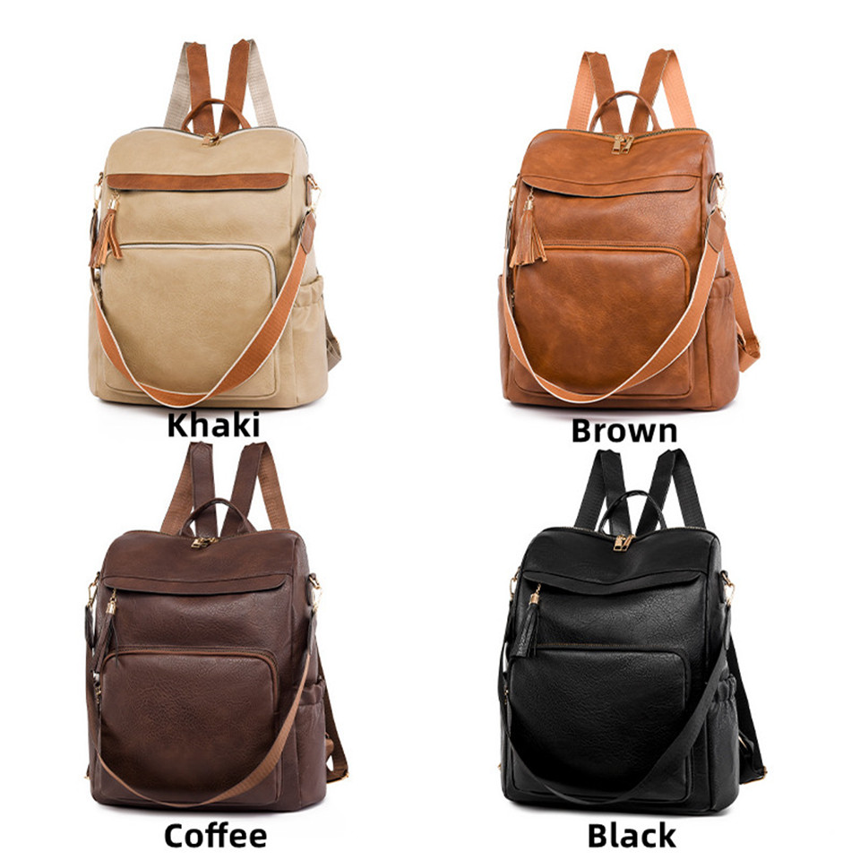 Frauen Rucksack PU Leder Schule Taschen Für Jugendliche Mädchen der Reise Schulter Tasche Rucksäcke