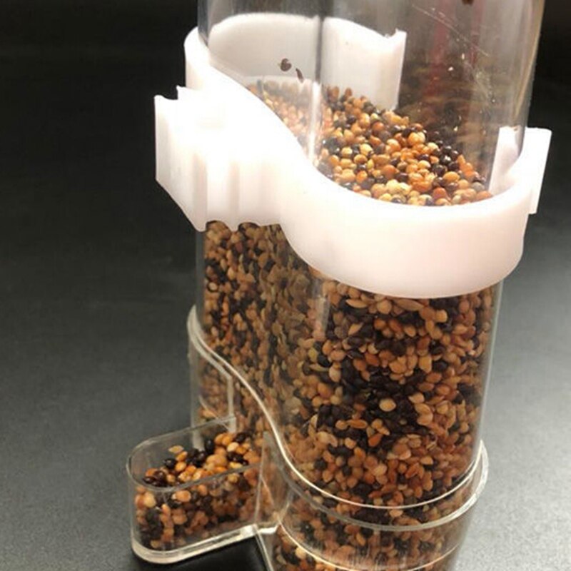 240ML Bird Water Feeder Automatic Hanging Bird Waterer Parrot Food Dispenser for Cage Water Container Bird Feeders Legendog