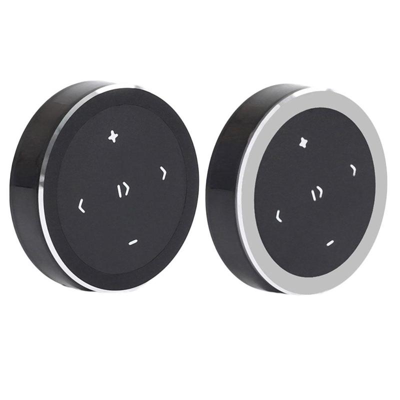 Wireless Bluetooth Remote Control Button Car Steering Media Music Audio Wheel X3Q4