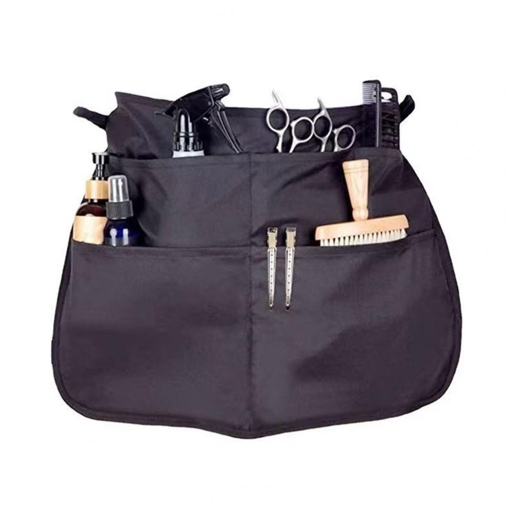 Delantal de salón de belleza con bolsillos para mujer y hombre, delantal de peluquería , Material de peluquero, estilista, accesorios de Barista