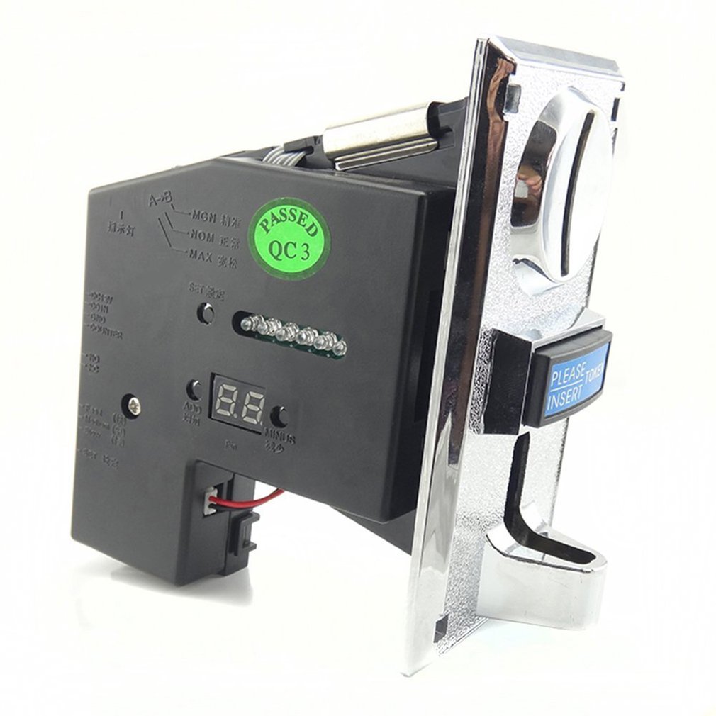 Durable Programable Plastic Electronic Coin Acceptor Multi Coin acceptors Coin Selector Mechanism Side Coin Selector