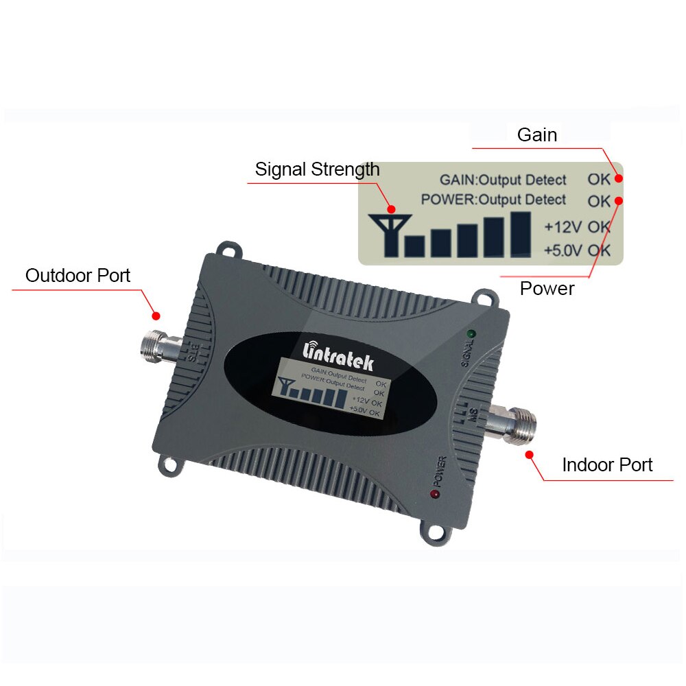 Plug In Cell Phone Signal Booster Lintratek Powerful 3G Cell Phone Signal Booster Re... – Grandado